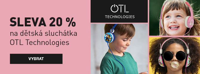 SLEVA na dětská sluchátka OTL Technologies 