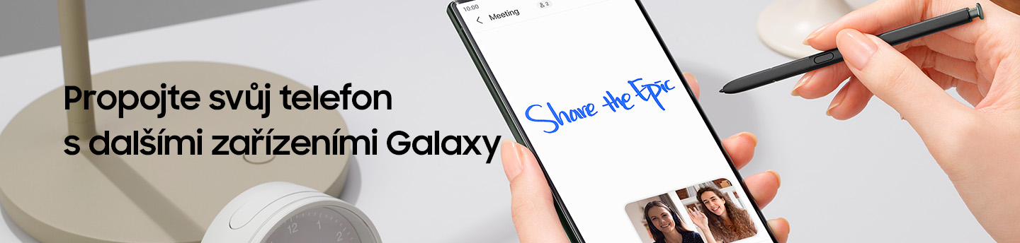 Propojte svůj telefon s dalšími zařízeními Galaxy